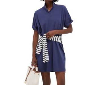 Tuckernuck Navy Pique Teller Polo Dress